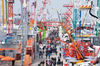 großer Andrang für Gleitlager auf der Bauma 2022 in München